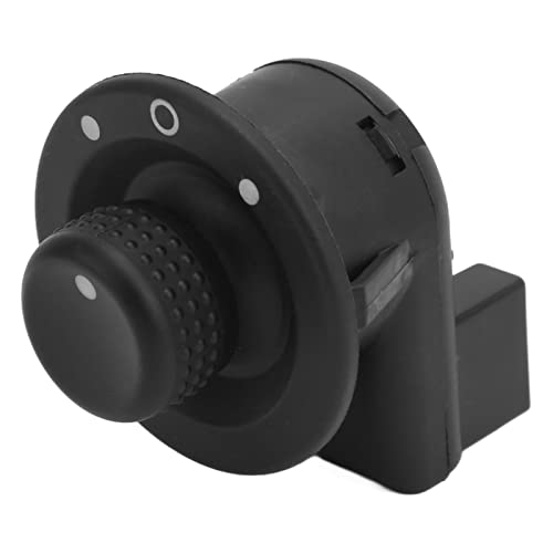 Commutateur de Rétroviseur de Porte Latérale électrique, KIMISS 255704649R Commutateur de Commande de Rétroviseur de Porte Latérale ABS de Remplacement pour Master Twingo Megane Trafic