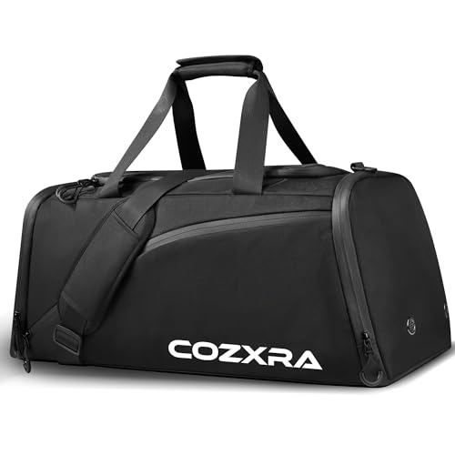 Sporttasche Reisetasche, 40L Sporttasche Herren mit 2 Nassfach und Schuhfach, Reisetasche für Damen und Herren ideal als Umhängetasche, fussballtasche, Fitness Tasche, Trainings Tasche, Sport Bag