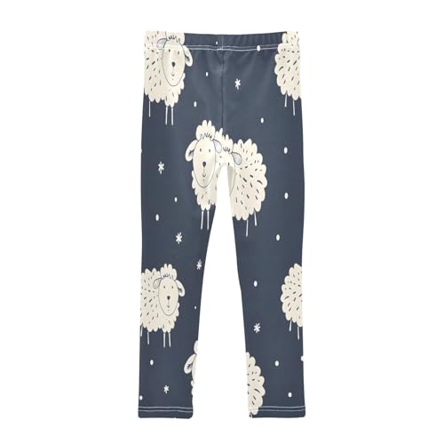 Bolaz Toddler Girls Leggings Printed Yoga Pants Leggings Cartoon Sheeps for Kids2