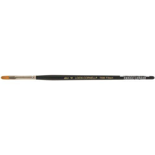 Loew-Cornell Golden Taklon Filbert Brush-Size 4