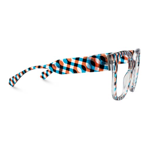 Image of Zeelool Blue Light Blocking Glasses, Square Glasses Frame for Women Eyeglasses with Non-prescription Clear Lenses ZJGP347466