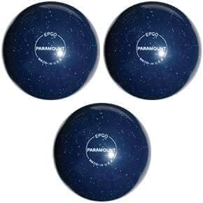 Bowlerstore Products EPCO Duckpin Bowling Balls - Speckled House Ball - Blue (4 7/8 inch- 3lbs. 12 oz.) 3 Balls