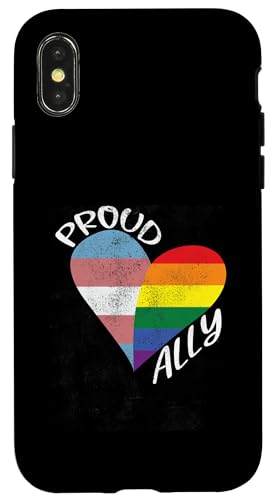 Proud Ally LGBT Heart Gay Pride Month �X�}�z�P�[�X iPhone X/XS �p