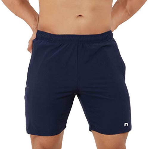 Image of NEVER LOSE Men's Lightweight Performance Training Shorts with Quick-Dry Fabric for Running, Gym and Everyday Workouts