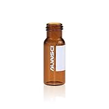 ALWSCI Autosampler Vial, Amber Sample Vial with Graduation Screw Top 9-425 Thread Finish, Pack of 100