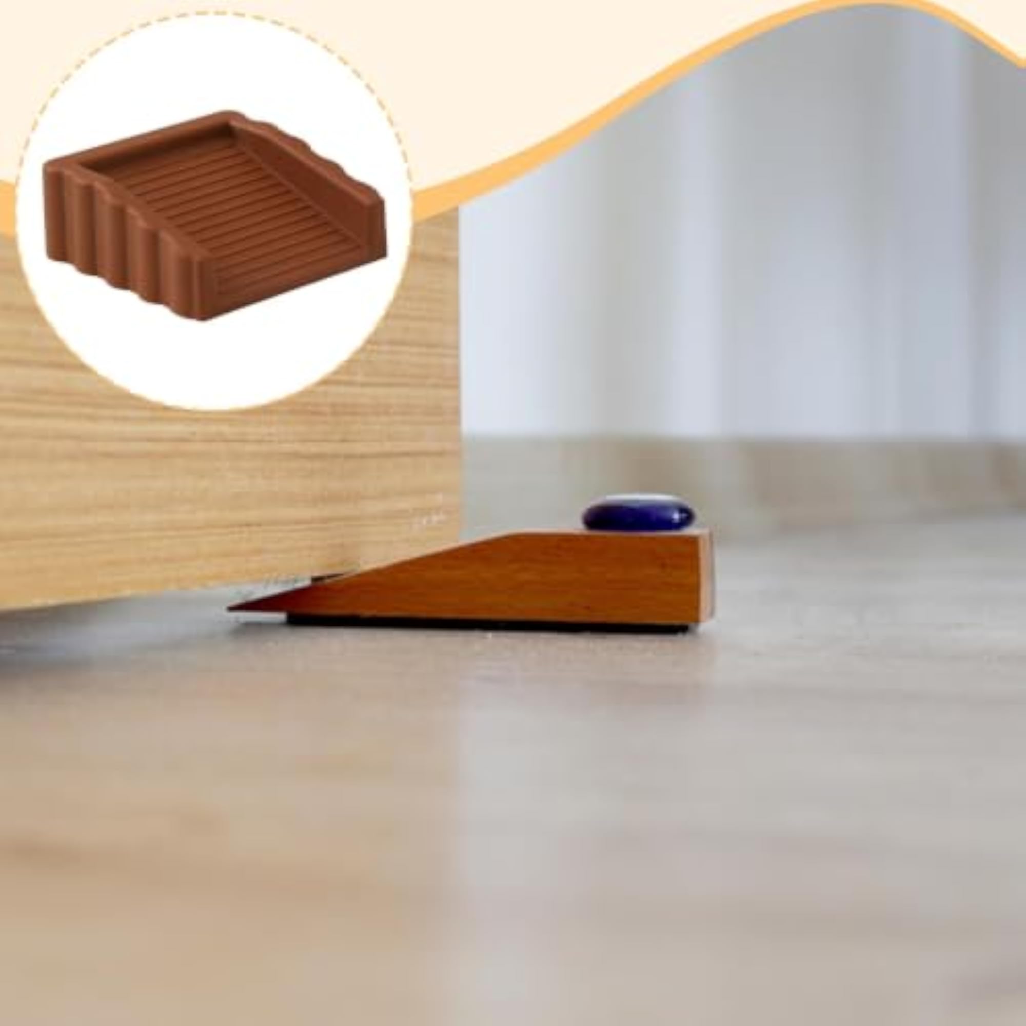 Door Stopper Rubber Keep Door Open Portable Doorstop