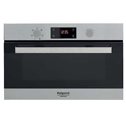 Hotpoint MD 344 IX Ha Forno Microonde Class 3, 1000 W, 31 Litri, Metallo, Acciaio Inossidabile