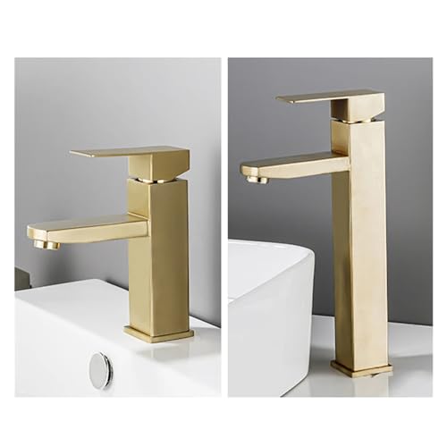 Robinet de lavabo de salle de bain moderne à trou unique durable - 4