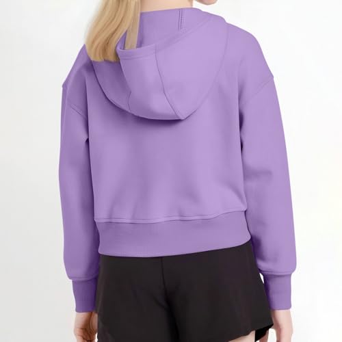 Cute Zip Up Jackets For Teen Girls Casual Long Sleeve Full-Zip Sweatshirts Kids Fall Long Sleeve Outerwear With Pocket3