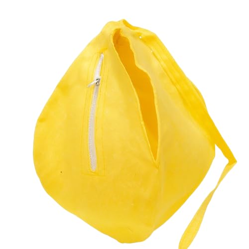 Image of Premium Cotton Jaap Mala Bag with Zipper Pocket & Shoulder Strap | Soft Fabric Chanting Bag for Meditation, Japa & Bhakti Use | (Available in White, Peach & Yellow)