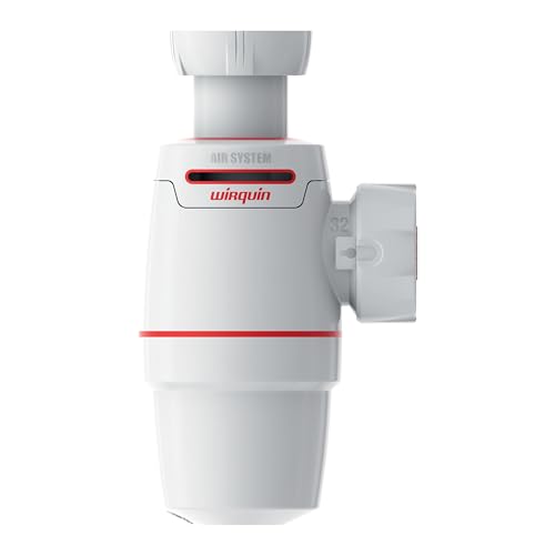 Wirquin 30722148 Siphon Lavabo Néo Air Ø32 mm sans Prise Machine à Laver – vue 2