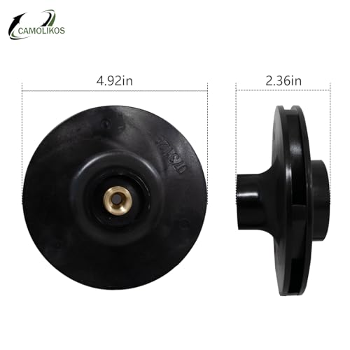 CAMOLIKOS 073129 Pump Impeller Fits for 1000 Series Pump WF-6 WFE-6 WFK-6 WFDS-6 WF-28 WFE-28 WFDS-28 1-1/2 HP Full Rated and 2 HP Up Rated Replacement Part