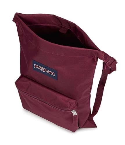 Image of JanSport Draw Sack - Adjustable Drawstring Gym /Travel Bag, Cherry Lacquer