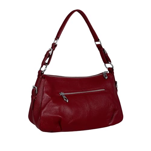 Image of HESHE Leather Purses and Handbags Hobo Shoulder Bags Tote Bag Crossbody Purse Ladies Designer Satchel Bags
