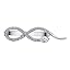 Snake Tie Bar Silver 1