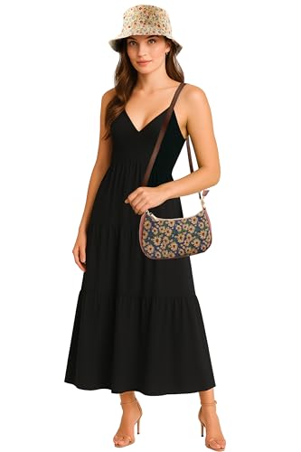 Natural Cork Zipper Saddle Bag for Women Vegetarian Shoulder Bags Vintage Crescent Purse Crossbody Hobo Handbag2