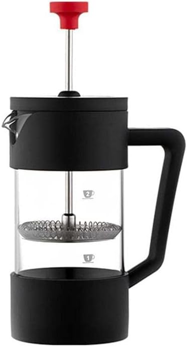Coffee Press Stainless Steel Coffee Pot Hand Brewed Cafetiere Press with Filter Double Wall Insulation Polish Process Pot Cup Pots(600ml)