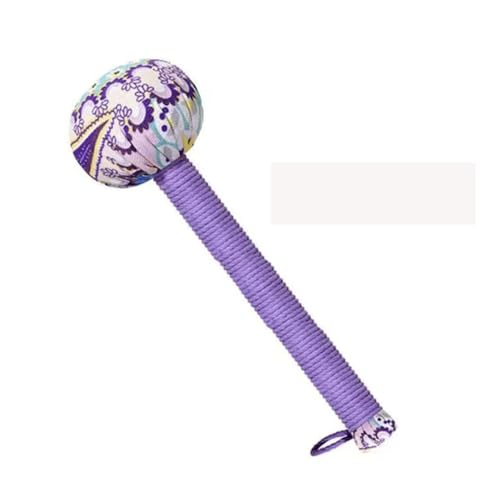 wowotaoo Manual Wormwood Massage Hammer 12.5 Inch Handmade Natural Herb Tapping Stick Relaxation & Comfort Massage Tool for Home Office
