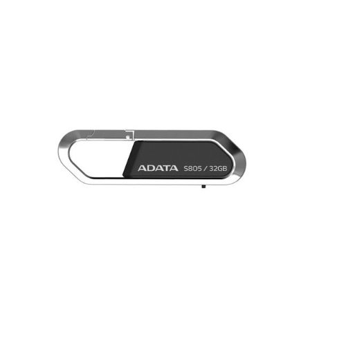 A-DATA Technology Adata Sports Series - Memoria USB (32 GB, USB 2.0, con Llavero), Color Gris