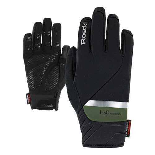 Roeckl Ranten 2 Winter Fahrrad Handschuhe lang schwarz/grün 2027: Größe: 9