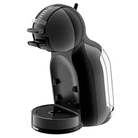 NESCAFÉ DOLCE GUSTO Mini Me Von Krups, kleine automatische Kapselkaffeemaschine, heiße und kalte Getränke, 15 Bar Druck, 0,8 Liter Wassertank, Eco-Mode, schwarz/Anthrazit, KP1238