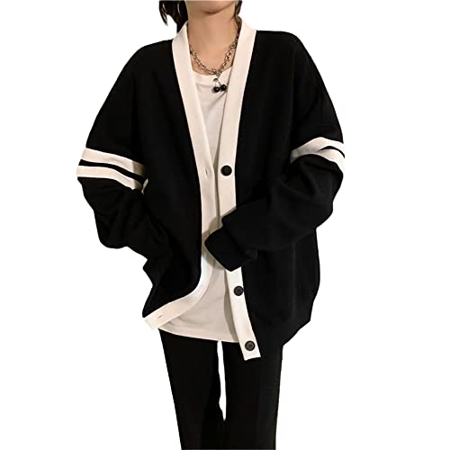 Womens Japan Cute Cardigan Sweater Kawaii JK Uniform Cardigan Aesthetic Long Sleeve Loose Jackets2