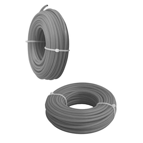 Megaprom 15m Universal Long Life Lawn Trimmer Line Trimmer Line Nylon Thread with Steel Wire