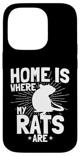 Home Is Where My Rats Are Fancy �l�Y�~������ �������� �X�}�z�P�[�X iPhone 14 Pro �p