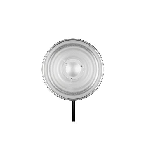 Bol beauté ondulé argenté 55 cm Quadralite Wave Beauty Dish Silver 55 cm || réflecteur Photo Studio Shooting Portrait Mode