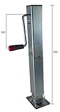 teleskopierbar 1 x ca. 330 mm Simol Kurbelstütze 1500 kg, verzinkt