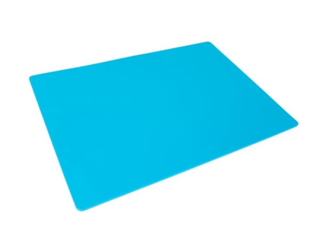 Velleman Alfombrilla de reparación y soldadura de silicona resistente al calor, 700 x 450 mm, 500 C, superficie de trabajo extra grande, azul