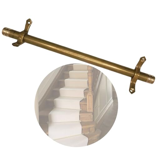 Tiges de tapis d'escalier en laiton précieux pour demeure élégante