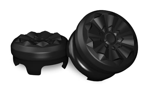 Image of KontrolFreek Aim Boost Kit for PlayStation 5 (PS5) and PlayStation 4 (PS4) Controller | Includes Performance Thumbsticks and Precision Rings | Black Galaxy Edition