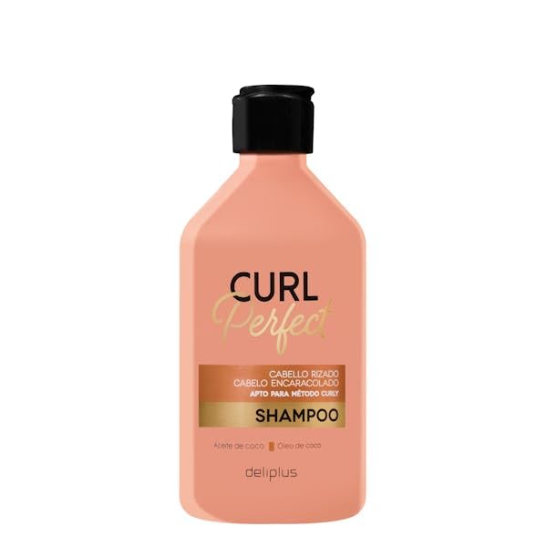 Shampoo + maschera con risciacquo + maschera senza risciacquo | Confezione Curl Perfect Deliplus capelli ricci adatto per metodo curly | 400+400+200 ml