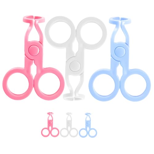 PACKOVE 6pcs Contacts Lens Tweezers Portable Contacts Lens Remover Clips Eyelid Expander Accessories for Cosmetic