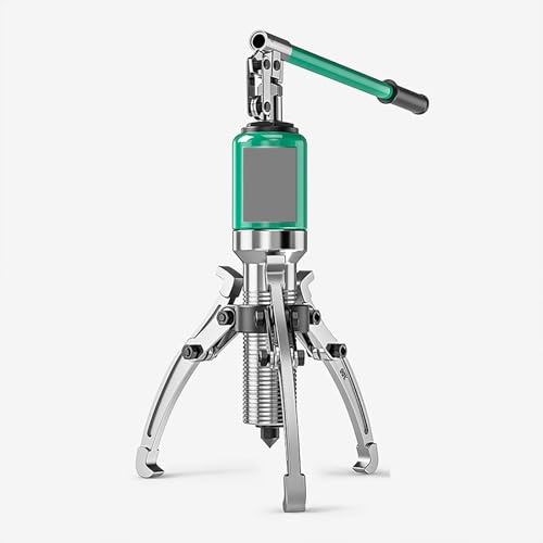 Hydrauliczny zestaw ściągaczy łożysk 20T, uniwersalne narzędzie do usuwania dwóch pazurów i trzech łożysk pazurowych z pompą zapobiegającą wyciekom dla wydajnej konserwacji i naprawy