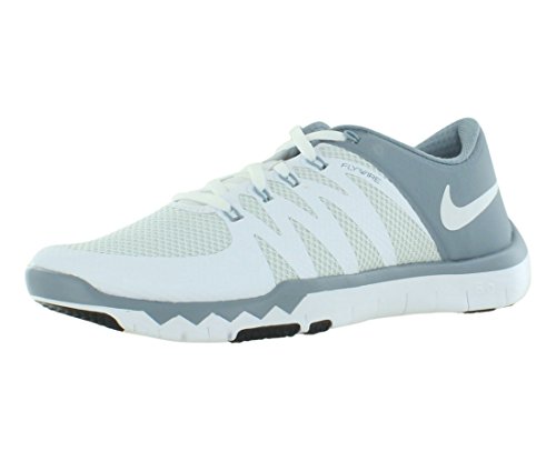 Nike Men's Free Trainer 5.0 V6 White/Dove Grey 719922-110 (Size: 12)