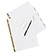 Avery Big Tab Write & Erase Dividers for 3 Ring Binders, 5-Tab Sets, 48 Binder Divider Sets (23075)