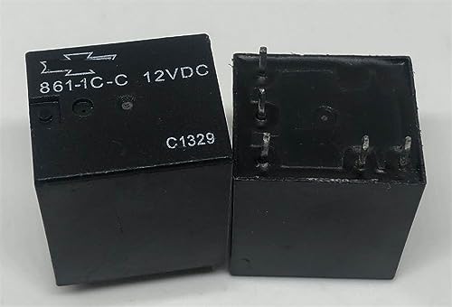 Relais 861-1C-S 12VDC et 24VDC inverseur pour automatisme 5 broches
