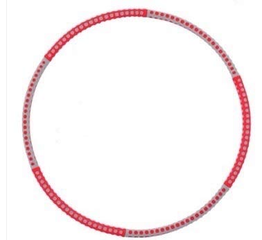Abnehmbare 6 Abschnitte Schaumstoff Edelstahl Sport Hoop Home Übung Fitness dünne Taille Fitness Kreis Ausrüstung