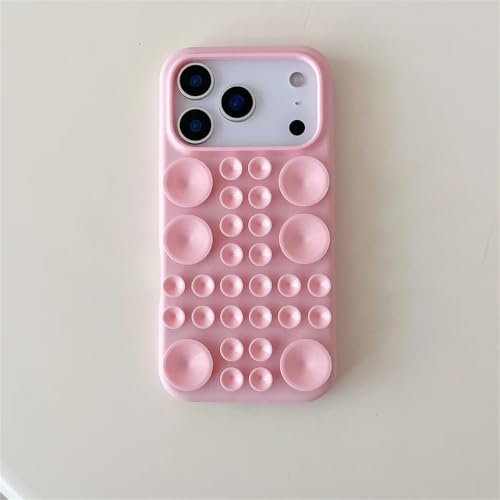 Coque iPhone 15 rose antichoc : fini les chutes avec le silicone ventouse