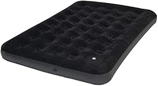 Avenli 88019 Double Flocked Airbed with Built-In Pump / Easy to Store and Transport / Waterproof Finish / 190cm x 136cm x 22cm