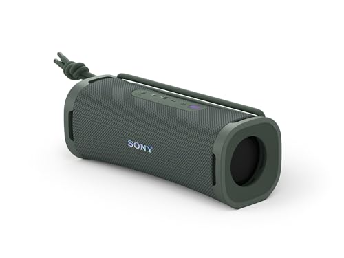 Sony ULT Field 1 - Enceinte Portable sans Fil Bluetooth ULT Power Sound, Basses Profondes, IP67, étanche à l'eau/poussière et antichocs, Batterie 12h, Prise d'appel, extérieur, Voyage - Gris Forêt