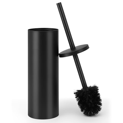 Catálogo para Comprar On-line Escobillas y portaescobillas de inodoro de esta semana. 47 Gugxiom Cepillo para Inodoro, Escobilla para Inodoro de Acero 304 Inoxidable, Cepillo WC, Ergonómico (Negro)