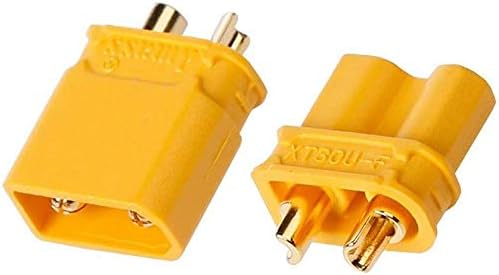 FLY RC 20PCS 10Pairs XT30 Bullet Connectors Plugs Male & Female for RC Car/Boat/LiPo Battery