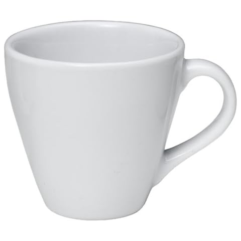 Rattleware Cremaware 2-Ounce Tapered Cup, White, Set of 6 Cover
