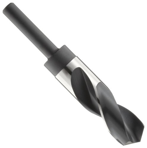Hot Deals Precision Twist R56 High Speed Steel Reduced Shank Drill Bit, Uncoated (Bright) and Black Oxide Finish, 1/2" Reduced Shank, 118 Degree Conventional Point, 1 13/64" Hot Deals Precision Twist R56 High Speed Steel Reduced Shank Drill Bit, Uncoated (Bright) and Black Oxide Finish, 1/2" Reduced Shank, 118 Degree Conventional Point, 1 13/64"