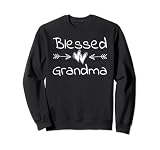 BlessSED GRANDMA Christian Grandmother Muttertag Damen Sweatshirt