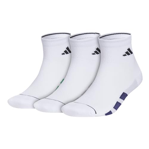 Image of adidas Men's All Day Training Quarter Socks sports performance above the ankle height with cushioning for running (3-Pair)