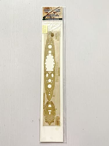 Pont en bois 1/700 pour corriger le plastique de la maquette Arizona Dragon 7053 Flyhawk W70073